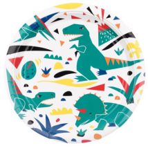 My little day - 8 Papptellern - Dino