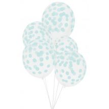My little day - 5 Ballons - Konfetti aqua