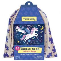 Mudpuppy - Puzzle zu gehen - Unicorn Magic