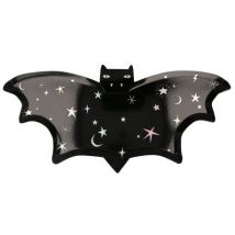 Meri Meri - Set von 8 Papptellern - Sparkle Bat
