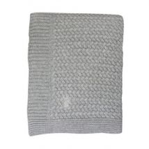 Mies & Co - Gestrickt Decke - Soft grey - 110x140cm