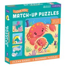 Mudpuppy - Puzzle Match Up - Ocean Babys