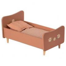 Maileg - Bett aus Holz - Mini - Rosa