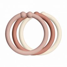 BIBS - BIBS Loops-Set - Blush, Woodchuck & Ivory