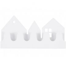 Roommate - Multifunktionaler Wandhaken Village 'White'