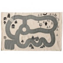 Bloomingville - Toller Spielteppich mit Autobahn