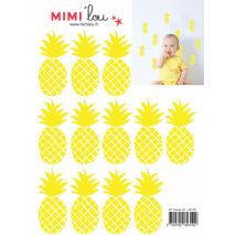 MIMI'lou - Sonnige 'Just a touch' Ananas Wandsticker