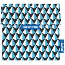 Roll'eat - Wiederverwendbarer Snackbeutel Snack'n'Go - Tiles Blue