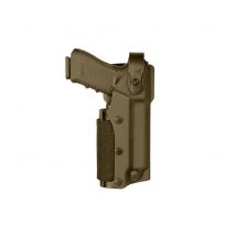 Holster Zoom Vkz8 Pour Glock 17/18/19/22/23 Avec Lampe/laser Tan pour droitier - Beige - Vega Holster