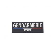 Bandeau Gendarmerie Psig Dos Gilet 28 X 10 Pvc 3d - Dmb - Vet Sécurité