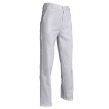 Pantalon De Travail Coton Adrien Blanc - Snv - Taille 52 - Vet Sécurité