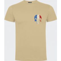 Tee-shirt Coyote Avec Logo Punisher France Côté Coeur - Army Design - Taille S - Vet Sécurité