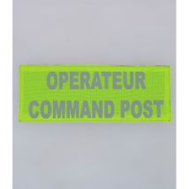 Żółta opaska na plecy operator command post
