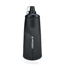 Składany bidon peak series 1l z filtrem flex basic - ciemnoszary - lifestraw