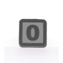 Patch 3d z pvc litera o - 101 inc