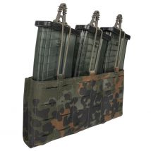 Porte Chargeur Triple Pour Fusils Mx098 - Flecktarn - Lindnerhof - Vet Sécurité