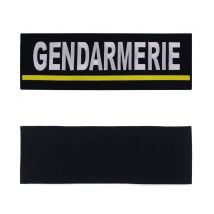Bandeau D'identification Gendarmerie Brodé Jaune - Patrol Equipement - Vet Sécurité