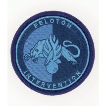 écusson Peloton Intervention Gendarmerie Basse Visi. Bleu - Vet Sécurité