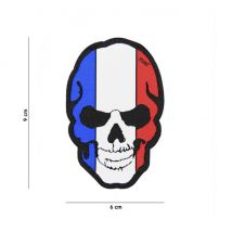 Patch tkaninowy skull francja - fostex garments