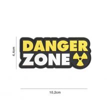 Patch 3d Pvc Danger Zone Jaune - 101 Inc - Vet Sécurité