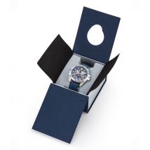 Montre Athos 8 Bracelet Cuir Bleu Et Cadran Bleu - Patrouille De France - Vet Sécurité