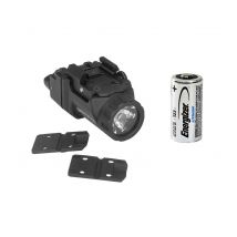 Lampe Pour Arme De Poing Compacte à Rail Court 650 Lumens Avec Strobe 1 Cr123 - Nightstick - Vet Sécurité