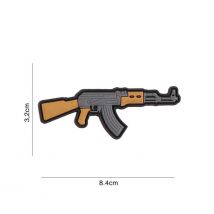 Patch Arme Ak47 En 3d Pvc - 101 Inc - Vet Sécurité