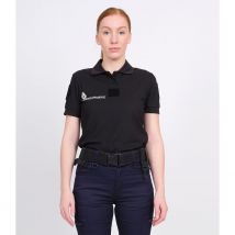 Polo Femme Gd Cooldry + Velcros Noir - Patrol Equipement - Taille L - Vet Sécurité