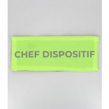 Bandeau Dos Jaune Chef Dispositif Retroreflechissant - Vet Sécurité