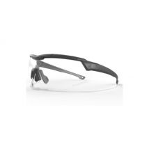 Regulowane okulary balistyczne rolling thunder (szkło bezbarwne) - czarne - edge tactical