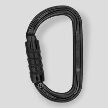 Karabińczyk asymetryczny ultra-lekki sm'd z blokadą triact-lock - czarny - petzl