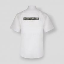 Koszulka non iron ochrona prywatna - biała - vvs 2xl