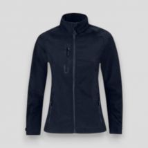 Kurtka softshell niebieska x-lite damska - b&c l