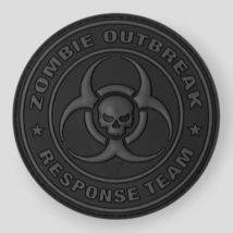 Naszywka pvc zombie outbreak - blackops - jtg