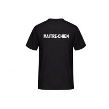 Tee-shirt Maitre-chien Noir - Vetsecurite - Taille Xs - Vet Sécurité