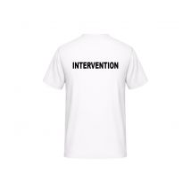 Tee-shirt Intervention Blanc - Vetsecurite - Taille 2xl - Vet Sécurité