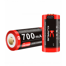 Batterie Rechargeable Via Micro-usb Pour Lampes Xt1c, Rs16 Et Mi1c 700 Mah - Klarus