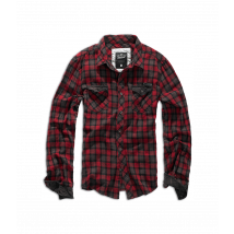 Chemise à Carreaux Rouge Marron Et Noir Flanelle Duncan - Brandit - Taille M - Vet Sécurité