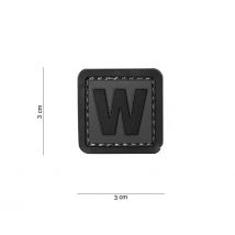 Patch 3d En Pvc Lettre W - 101 Inc - Vet Sécurité