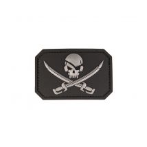 Patch 3d Pvc Squelette Et Sabre Noir - Miltec - Vet Sécurité