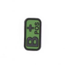Patch 3d Pvc Groupe Sanguin B+ Vert - 101 Inc - Vet Sécurité