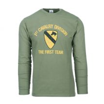Koszulka z długimi rękawami "first cavalry division" - fostex garments l