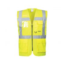 Gilet Haute Visibilité Executive - Berlin Jaune - Portwest - Taille 2xl - Vet Sécurité