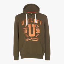 Bluza hood graphic zielona military - diadora m