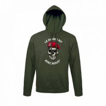 Sweat Vert Metro Le Diable Rit Avec Nous - Army Design By Summit Outdoor