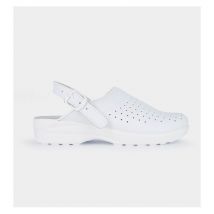 Sabots De Travail En Cuir Bora Ob Blanc - Nordways - Taille 42 - Vet Sécurité