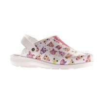 Sabots De Travail Femme En Cuir Arielle Ob Src Motifs Hibou - Nordways - Taille 38 - Vet Sécurité