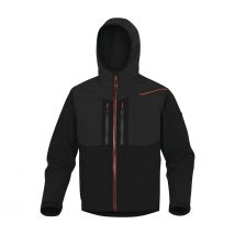 Veste Softshell Horten2 Noir Orange - Delta Plus - Taille M - Vet Sécurité