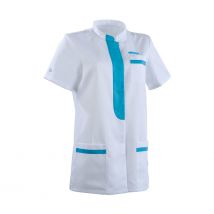 Tunique Femme Coupe Cintrée Kim Blanc Et Bleu - Lafont - Taille Xl - Vet Sécurité