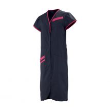 Blouse Manches Courtes Daphnée Gris Et Rose - Lafont - Taille Xl - Vet Sécurité